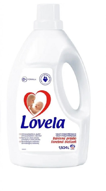 Lovela 16dávek/1,5l na barevné prádlo Lovela 16dávek/1,5l na barevné prádlo - Drogerie Prací prostředky Prací gely do 50 dávek